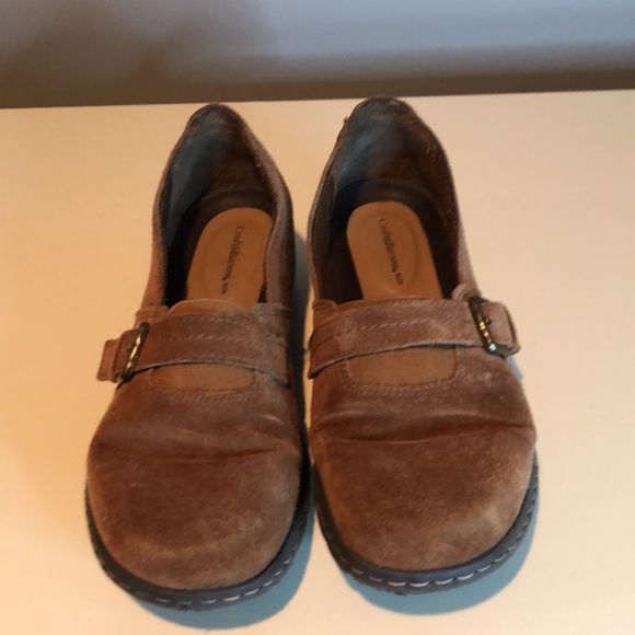 Croft Barrow Shoes Casual Slip On Loafers Brown Leather Closed Toe - Picture 14 of 14